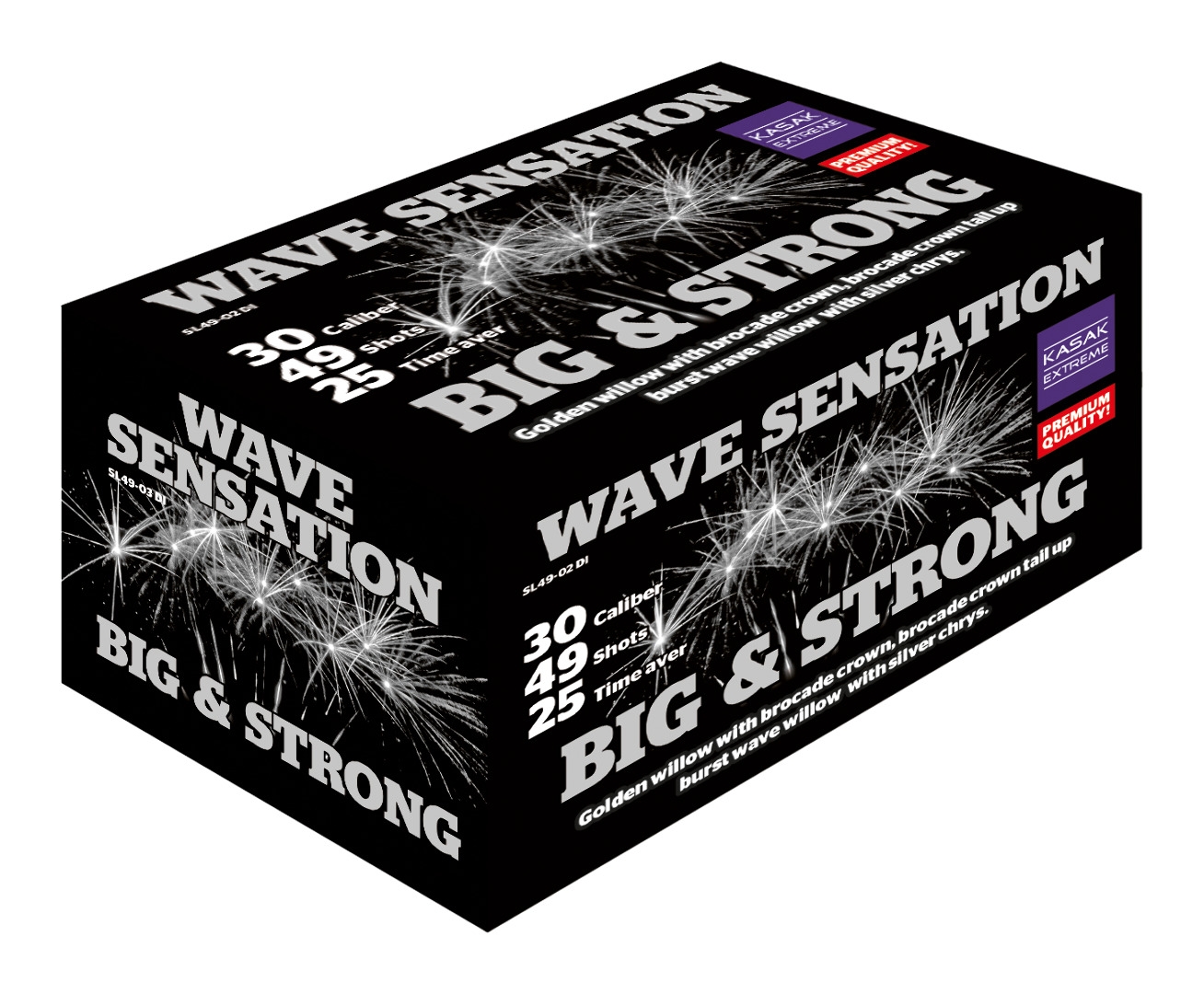 Wave Sensation 49 Schuss Fächerbatterie