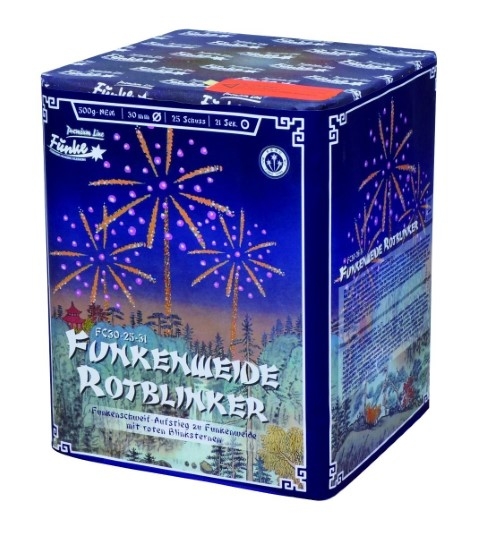 Funkenweide Rotblinker 25 Schuss Batterie - nur Abholung da 1.3G