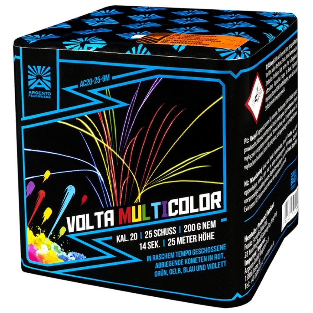 Volta Multicolor - 25 Schuss Batterie