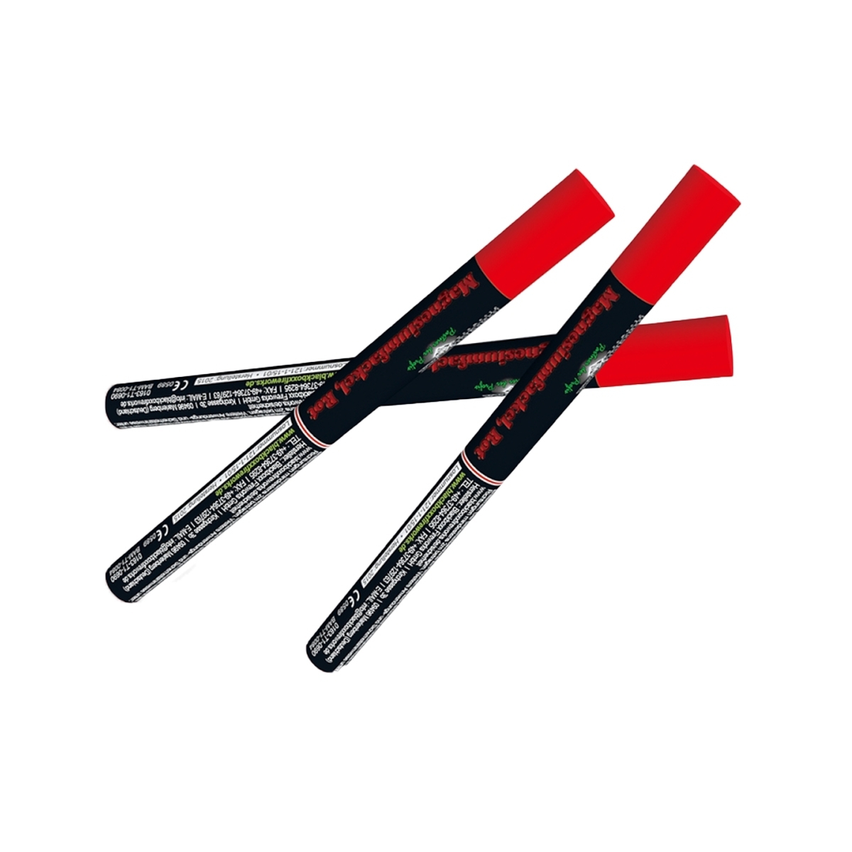 Magnesiumfackel rot - 1 Stück