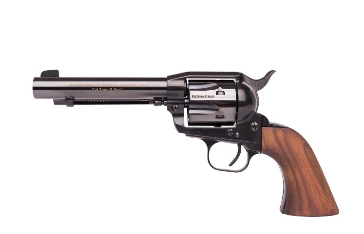 HW Western Single Action brüniert 9mm REV