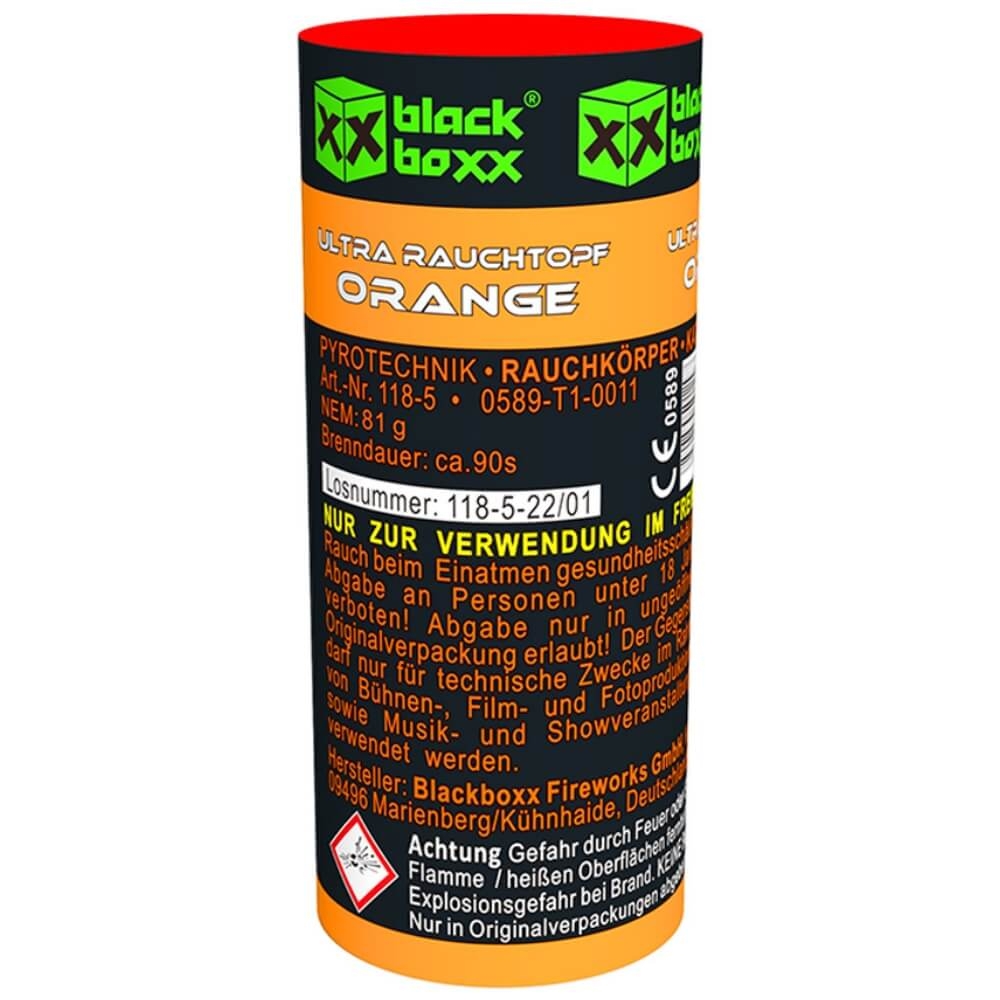 Ultra Rauchtopf orange