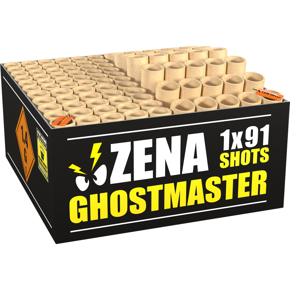 Ghostmaster - 91 Schuss ZENA Verbundfeuerwerk
