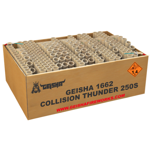 Collision Thunder- 250 Schuss Doppel-Verbundfeuerwerk