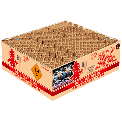 Mei Tai Tailgate - 270 Schuss Doppel-Verbundfeuerwerk