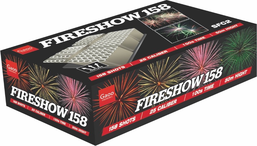 Fireshow 158 Verbundfeuerwerk 158 Schuss - nur Abholung da 1.3G