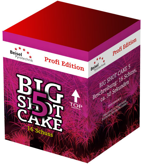 Big Shot Cake 5  Blinkbuketts 16 Schuss Big Shot Cake 5  Blinkbuketts 16 Schuss