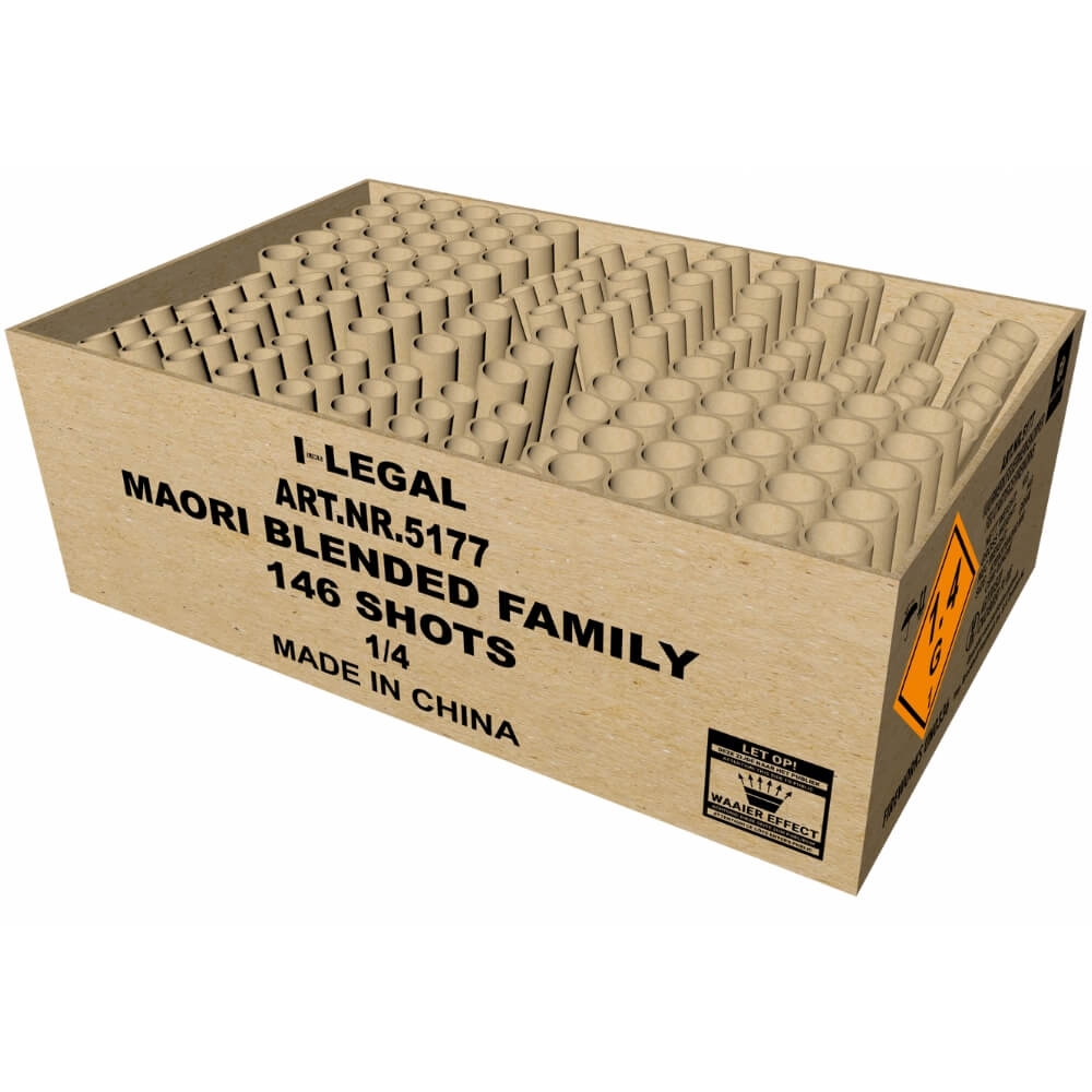 Maori Blended Family - 146 Schuss Verbundfeuerwerk