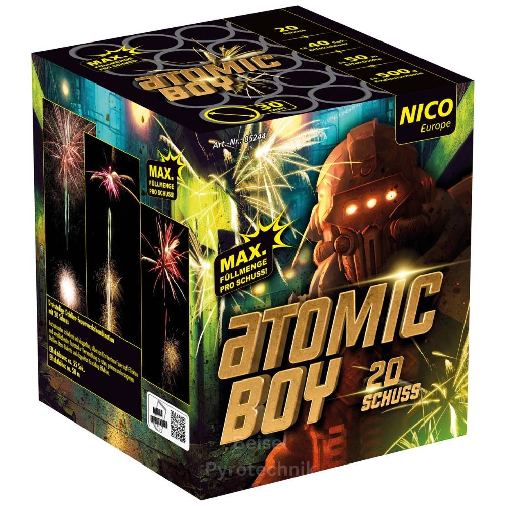 Atomic Boy - 20 Schuss Feuerwerksbatterie