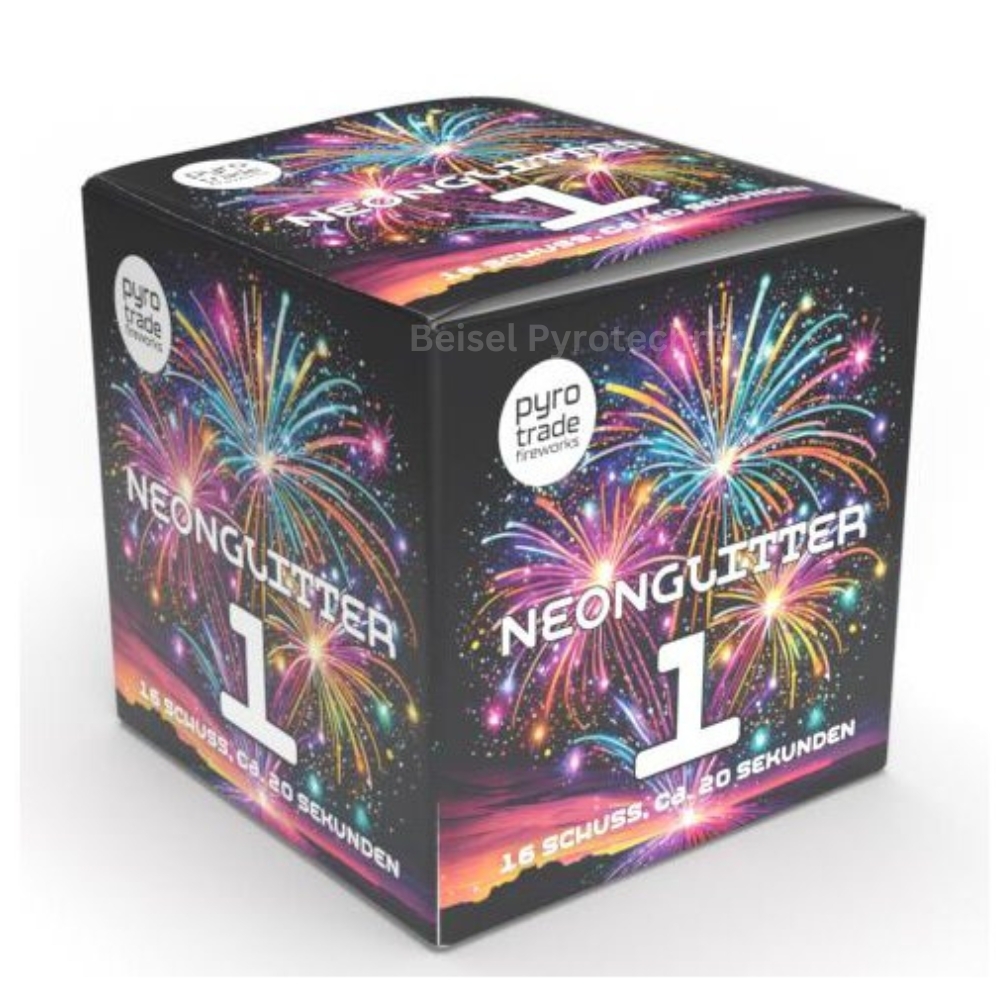Neonglitter 1 -  16 Schuss Batterie