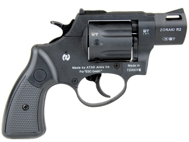 Zoraki Revolver R2  schwarz 2" Kaliber - 9mm REV