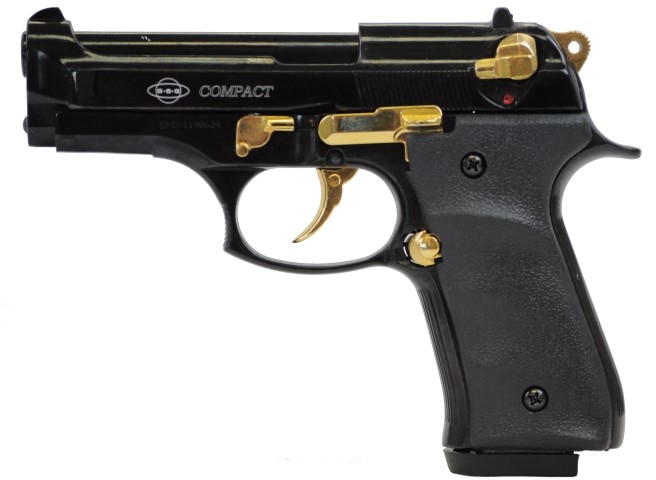 Ekol Magnum schwarz-gold Kal. 9 mm P.A.K.