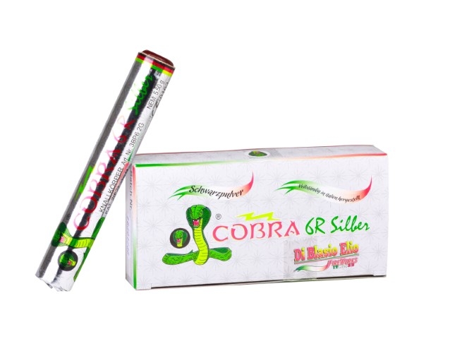 Cobra 6 R silber (Reibkopf) Schwarzpulver-Böller 3er Päckchen Cobra 6 R silber (Reibkopf) Schwarzpulver-Böller 3er Päckchen