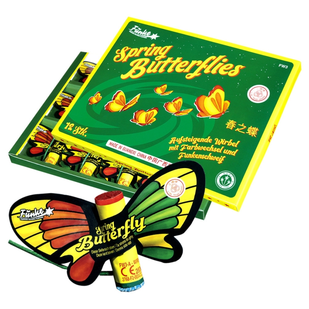 Spring Butterflies -12er Päckchen Spring Butterflies -12er Päckchen