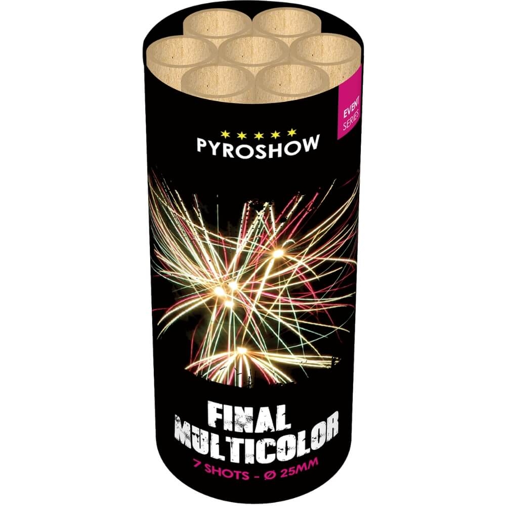 Final Multicolor - 7 Schuss-Batterie