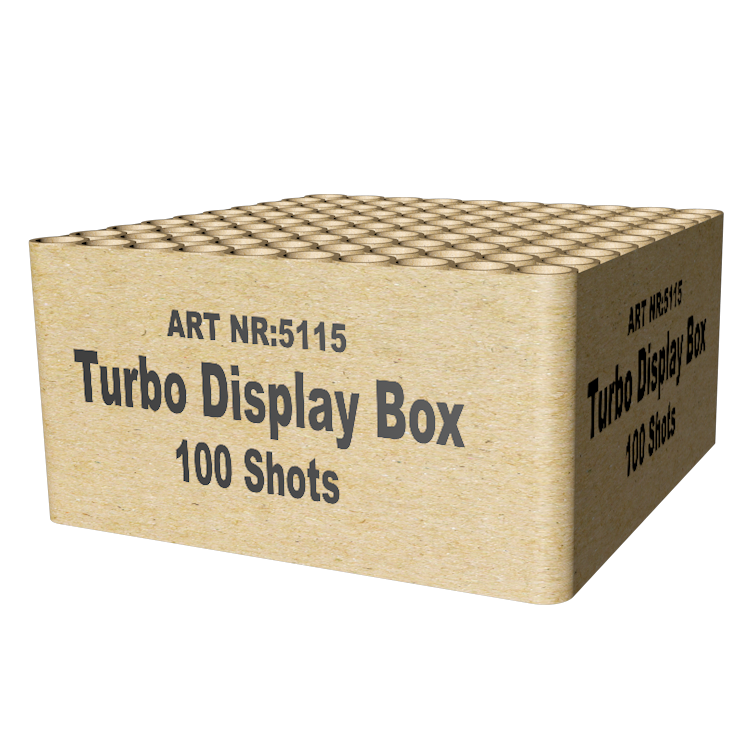 Display Turbo Box - 100 Schuss Batterie