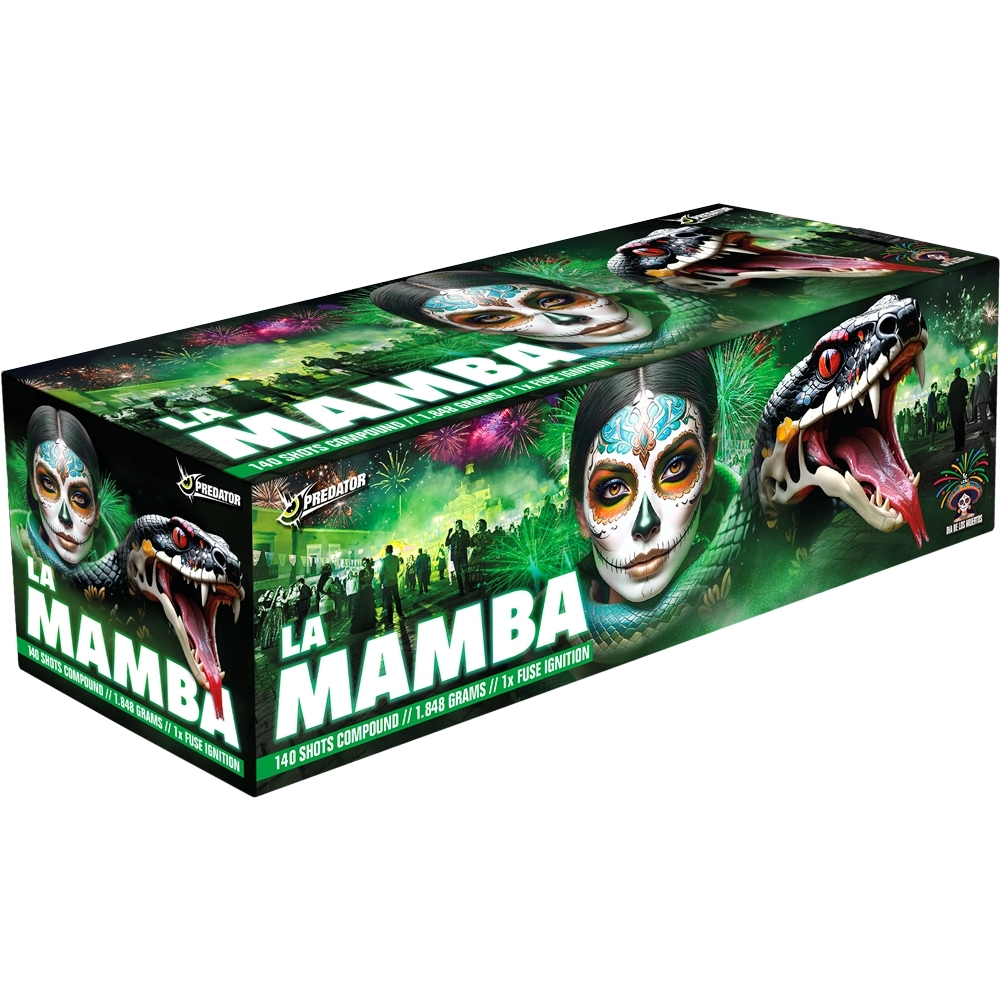 La Mamba - Verbundfeuerwerk mit 140 Schuss