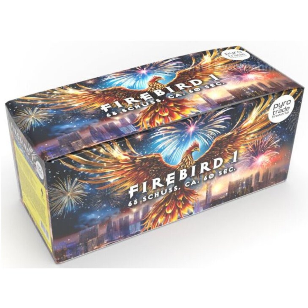 Firebird 1 - 65 Schuss Verbundfeuerwerk Firebird 1 - 65 Schuss Verbundfeuerwerk