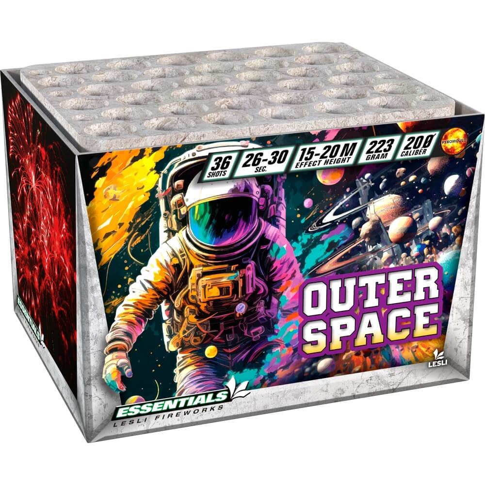 Outer Space - 36 Schuss Feuerwerksbatterie