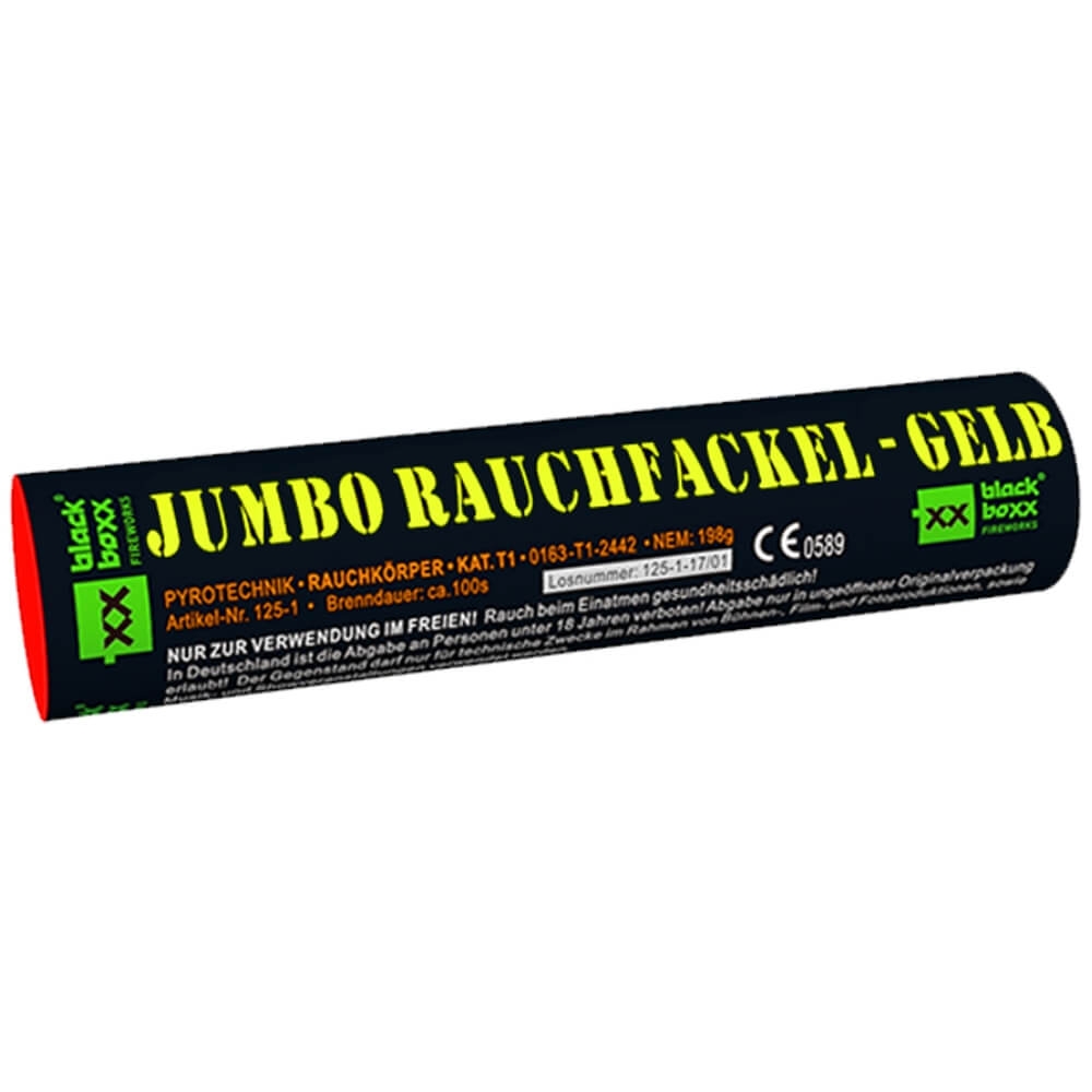 Jumbo Rauchfackel gelb