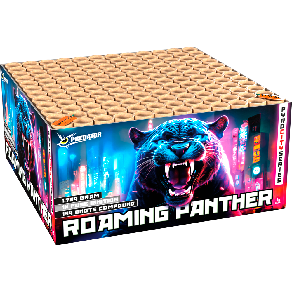 Roaming Panther - Verbundfeuerwerk mit 144 Schuss