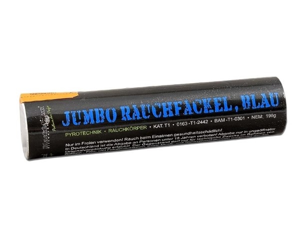 Jumbo Rauchfackel blau