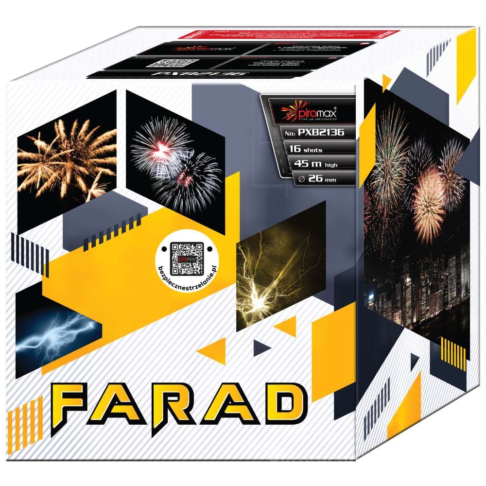 Farad - 16 Schuss Feuerwerksbatterie