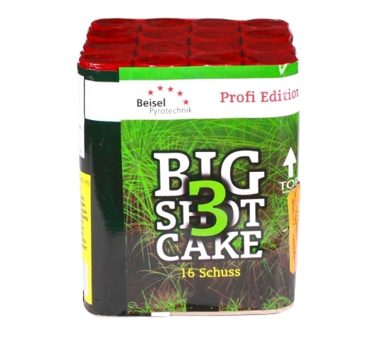 Big Shot Cake 3  verschiedene Buketts 16 Schuss
