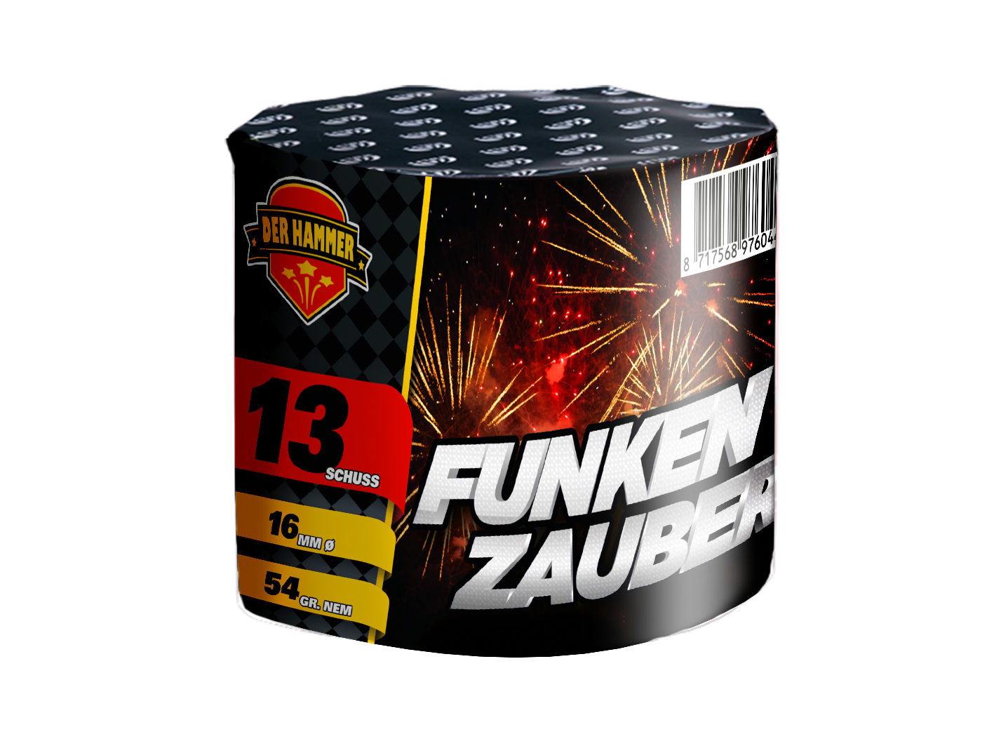 Funkenzauber  - 13 Schuss Batterie