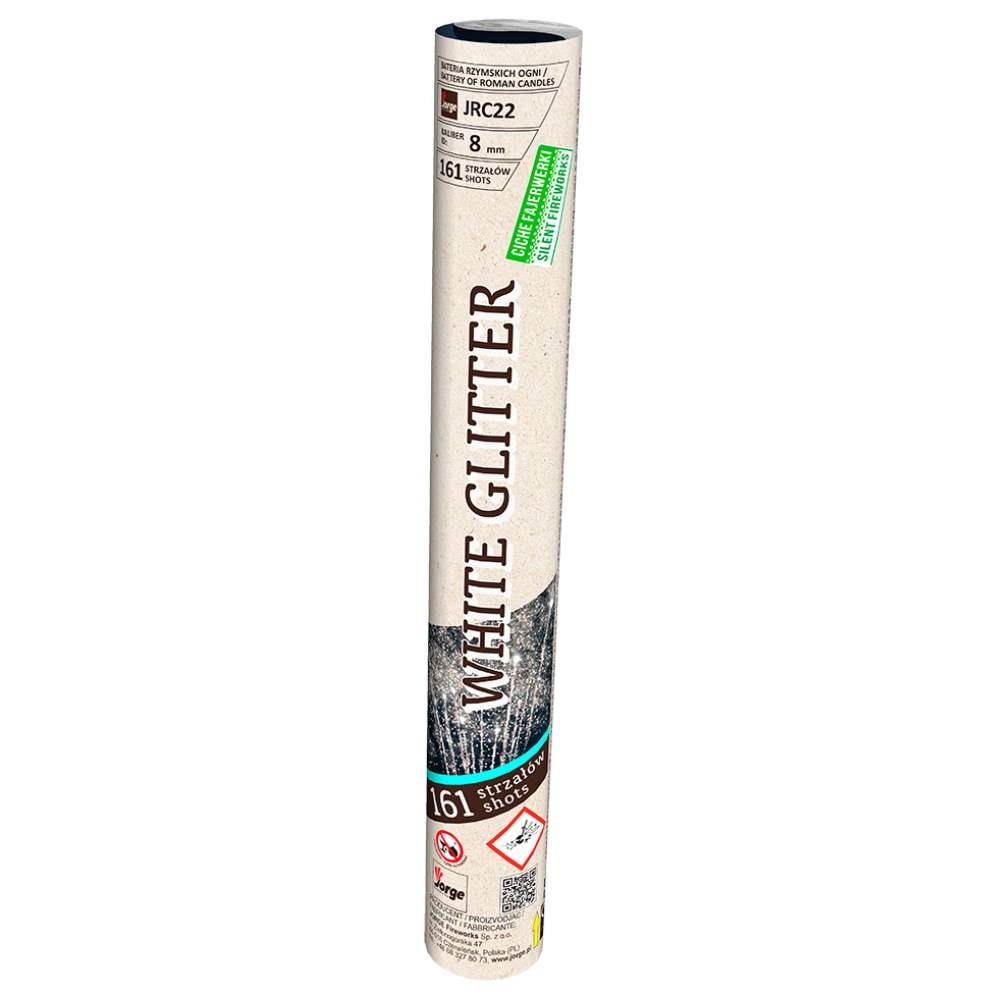 Römisches Lichter Bündel - white glitter