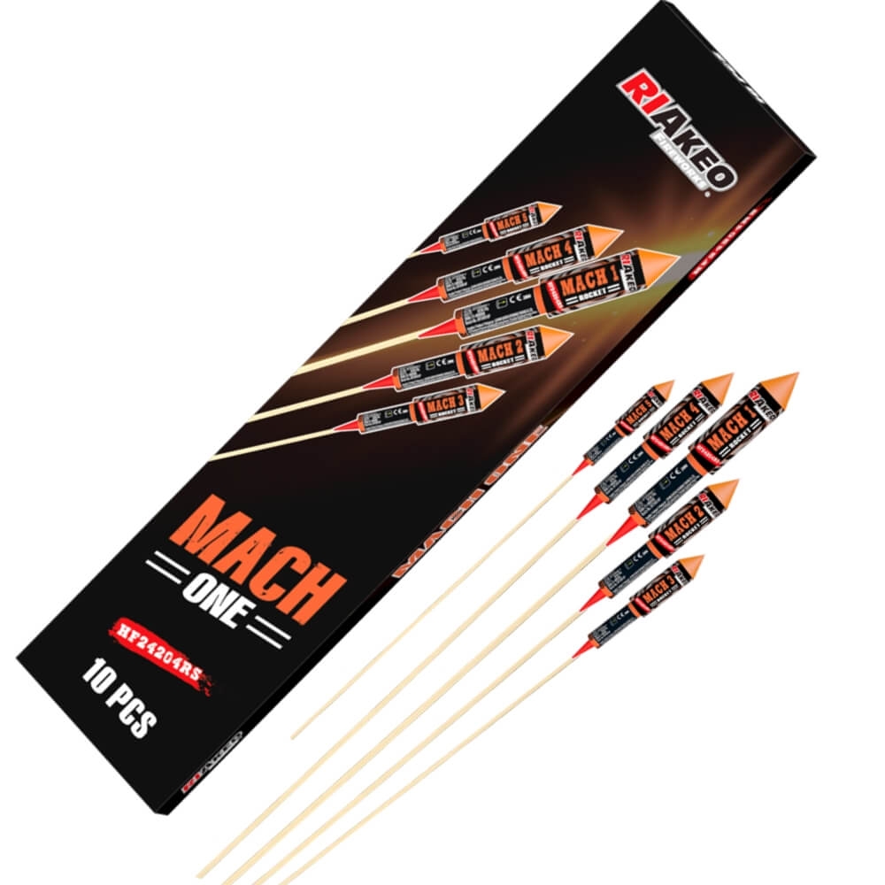 Mach One  - 10 Raketen - nur Abholung da 1.3G