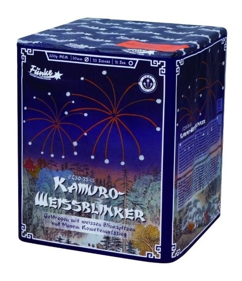 Kamuro Weißblinker 30mm- 25 Schuss Batterie