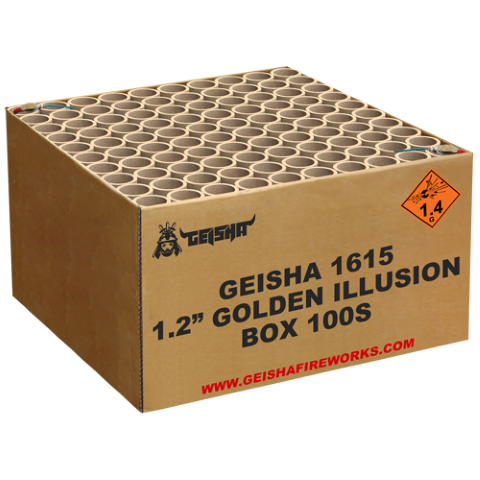 Golden Illusion 1.2" - 100 Schuss Komplett-Feuerwerk