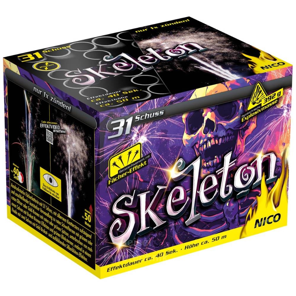 Skeleton - 31 Schuss Feuerwerksbatterie
