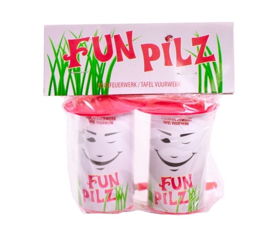 Fun Pilz Tischfeuerwerk 2er