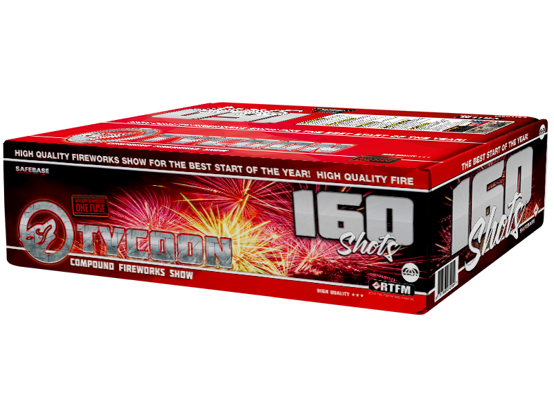 Tycoon 160 Schuss Verbundfeuerwerk