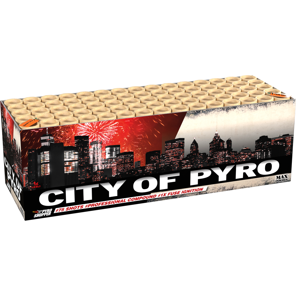 City of Pyro - Verbundfeuerwerk mit 75 Schuss