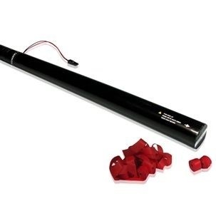 Luftschlangen-Shooter 80cm rot - elektrische Auslösung