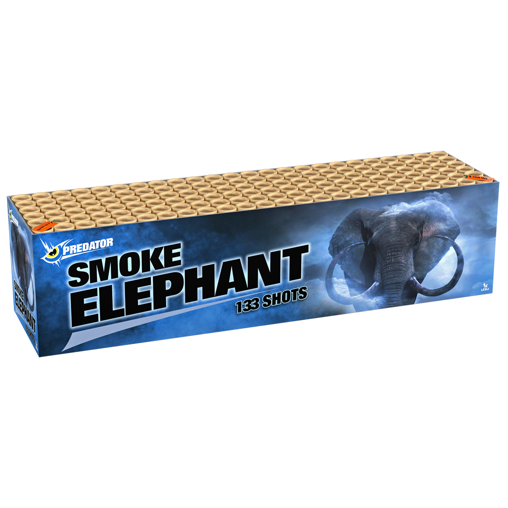 Smoke Elephant - Verbundfeuerwerk mit 133 Schuss