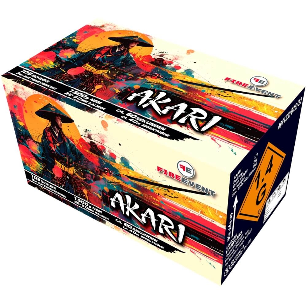 Akari - 103 Schuss Verbundfeuerwerk