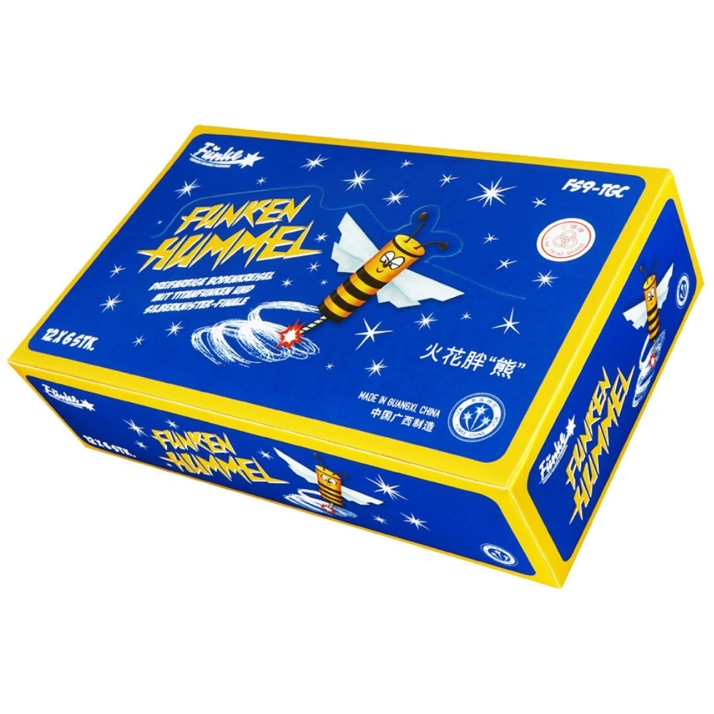 Funken Hummel  - 6er Päckchen (Pack=12 Päckchen)