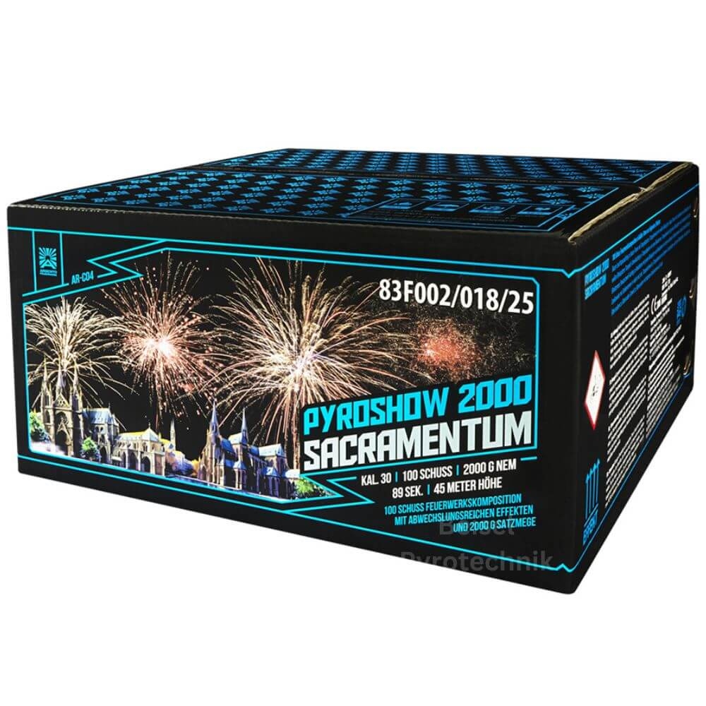 Pyroshow 2000 Sacramentum  - 100 Schuss Verbundfeuerwerk