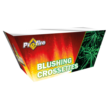 Blushing Crossettes -  25 Schuss Fächer-Batterie