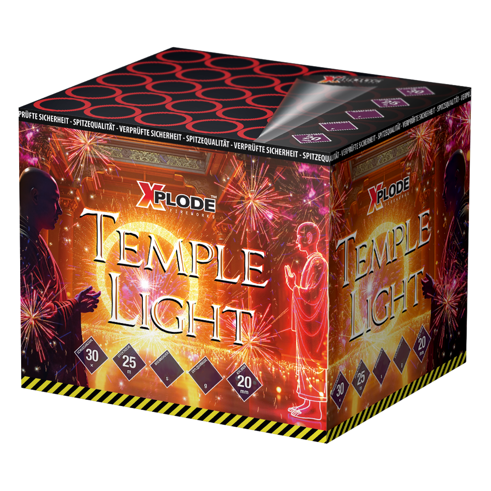 Temple Light - 30 Schuss Feuerwerksbatterie