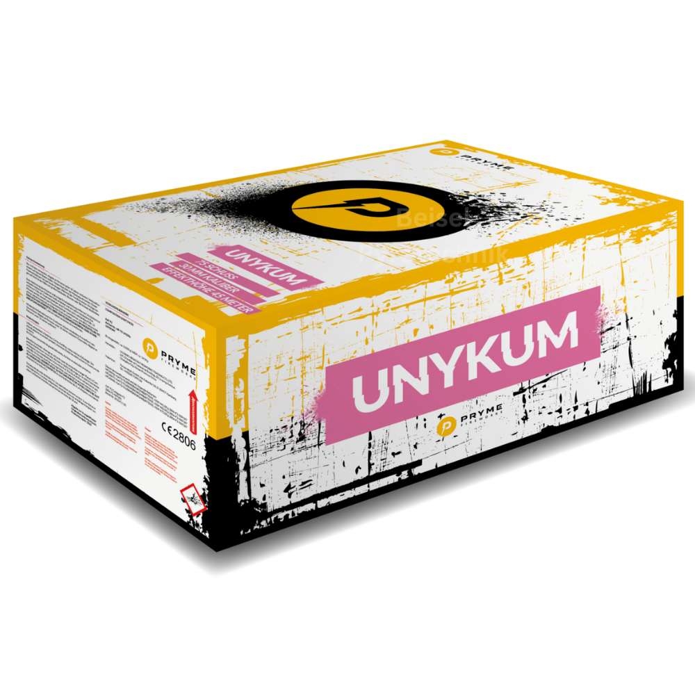 Pryme Unykum  - 75 Schuss Verbundfeuerwerk Pryme Unykum  - 75 Schuss Verbundfeuerwerk