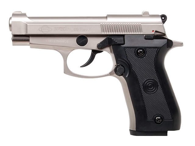 Ekol Special 99 Rev. II  vernickelt Kal. 9 mm P.A.K.