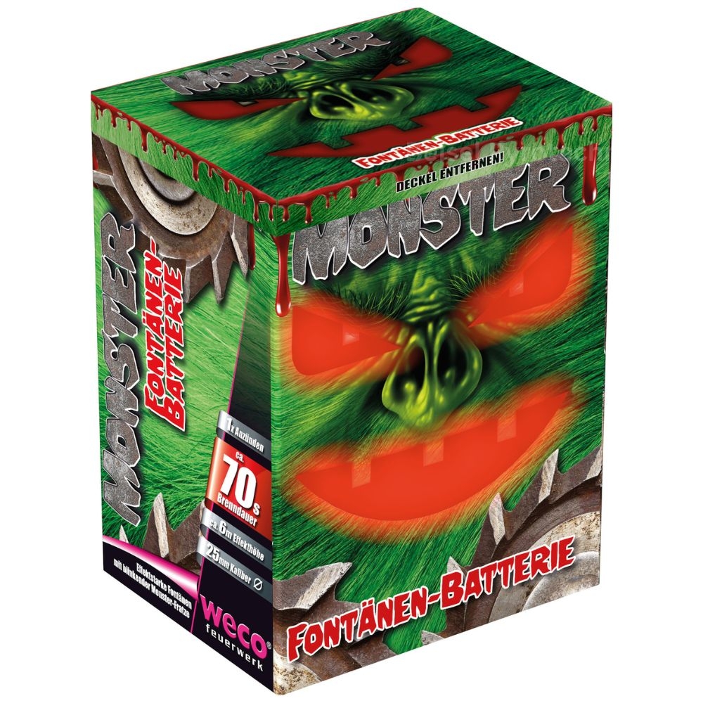 Monster- Fontänenbatterie