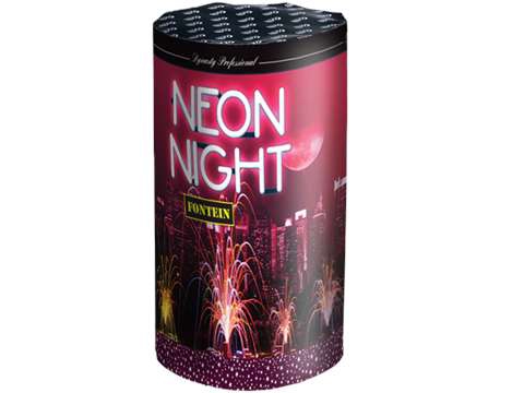 Neon Night -  Fontänenbatterie bunten Smartie-Sternen