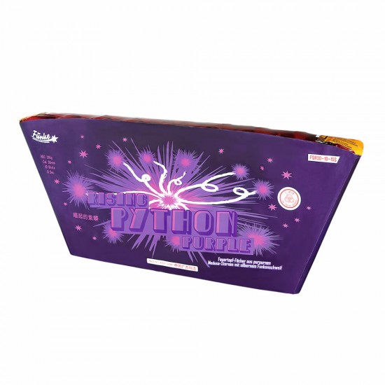 Rising Python purple- 10 Schuss Single-Row-Batterie Rising Python purple- 10 Schuss Single-Row-Batterie