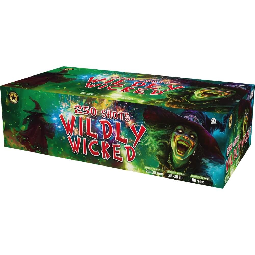 Wildly Wicked - 250 Schuss Doppel-Verbundfeuerwerk